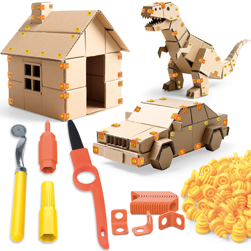Children assembling nut disassembly and assembly